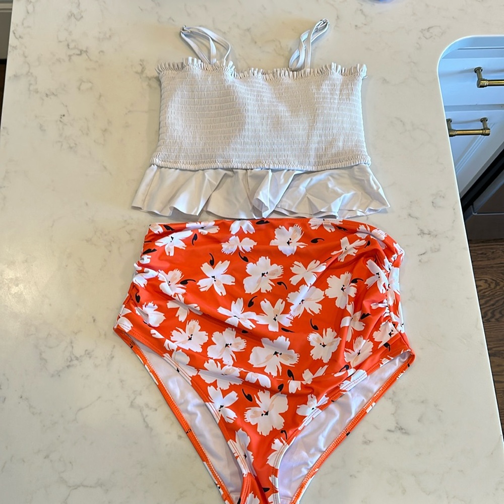Maternity swimsuit two-piece